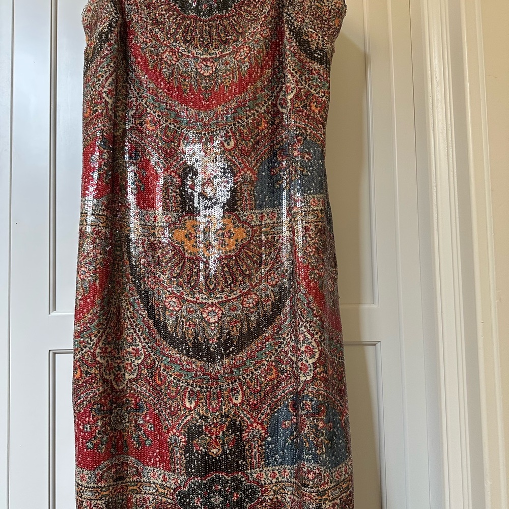 Veronica Beard Multicolor Sequin Dress